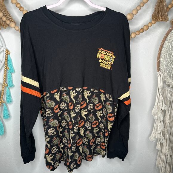 Universal Studios HHN Halloween Horror Nights 2022 Every Day L/S T - Picture 1 of 4